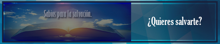 22 Junio-¿Quieres salvarte?